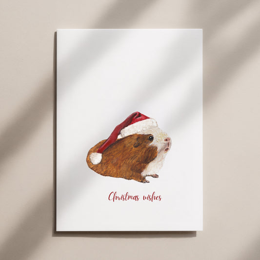 Guinea Pig Christmas Card