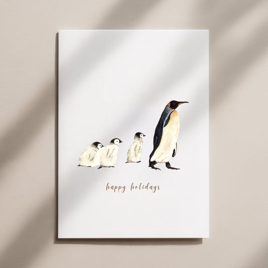 Penguins Christmas Card