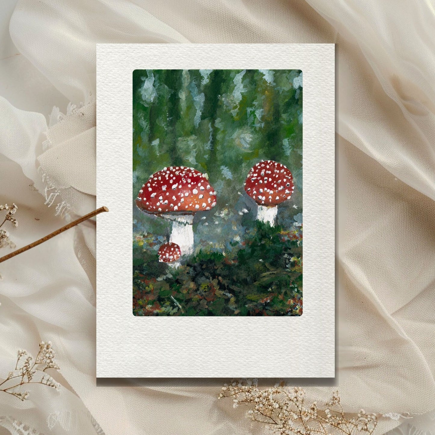 Toadstools Art Print