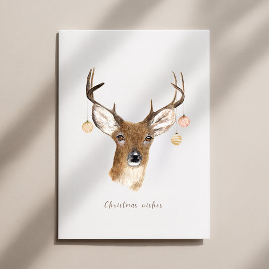 Deer Christmas Card