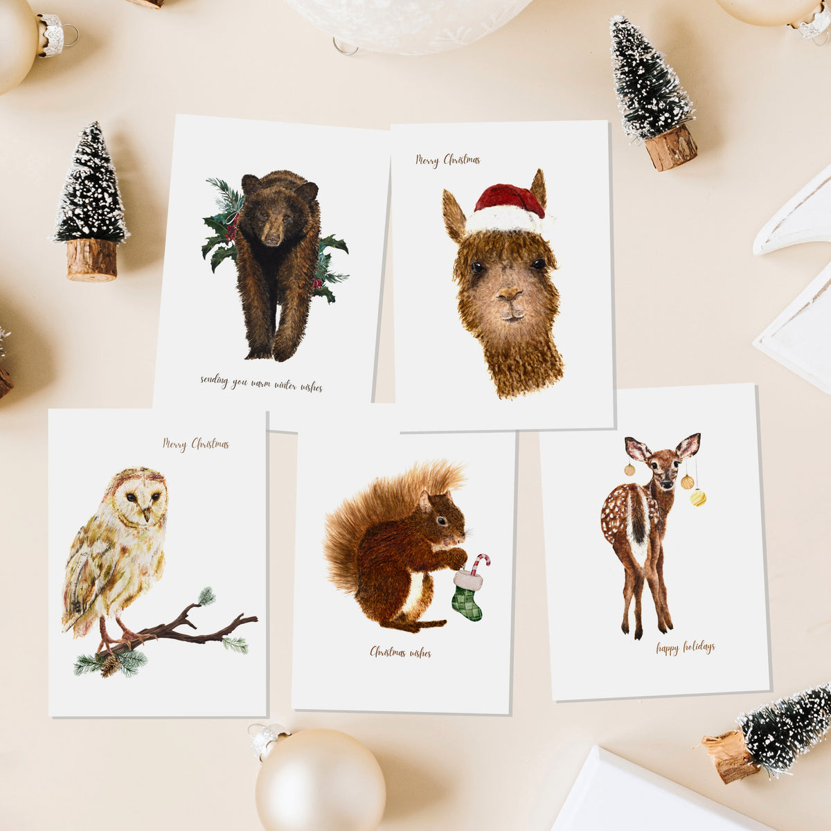 Bear Christmas Card