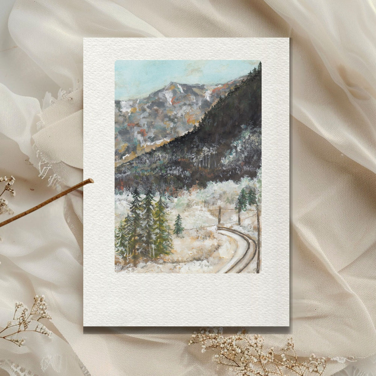 Winter Landscape Art Print