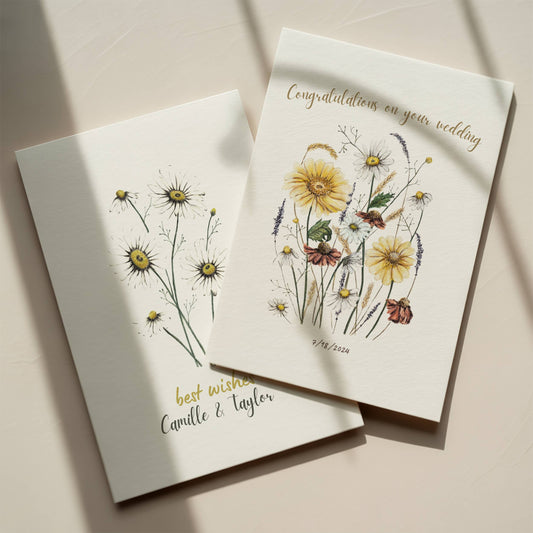 Personalised Name Wedding Card