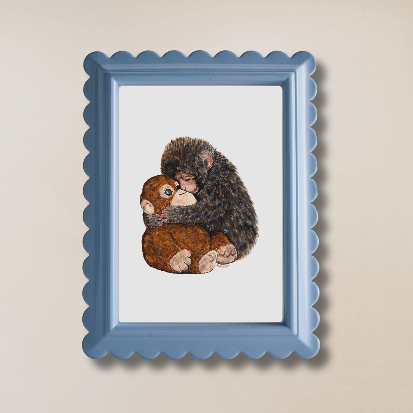 Punch The Monkey Art Print