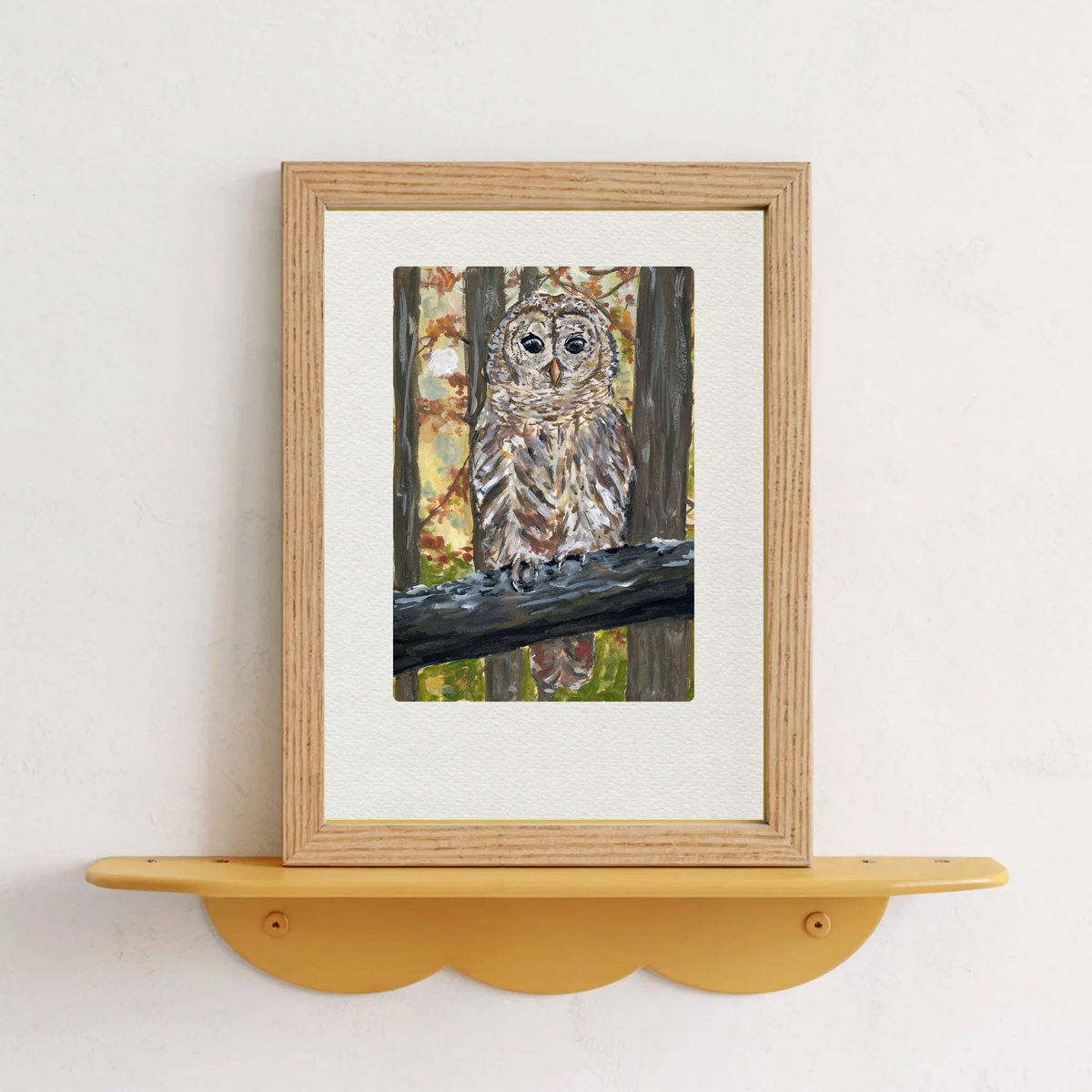 Forest Owl Art Print