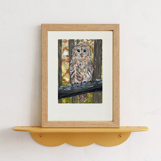 Forest Owl Art Print