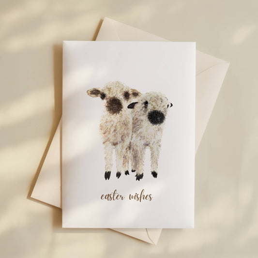 Lambs Easter Card