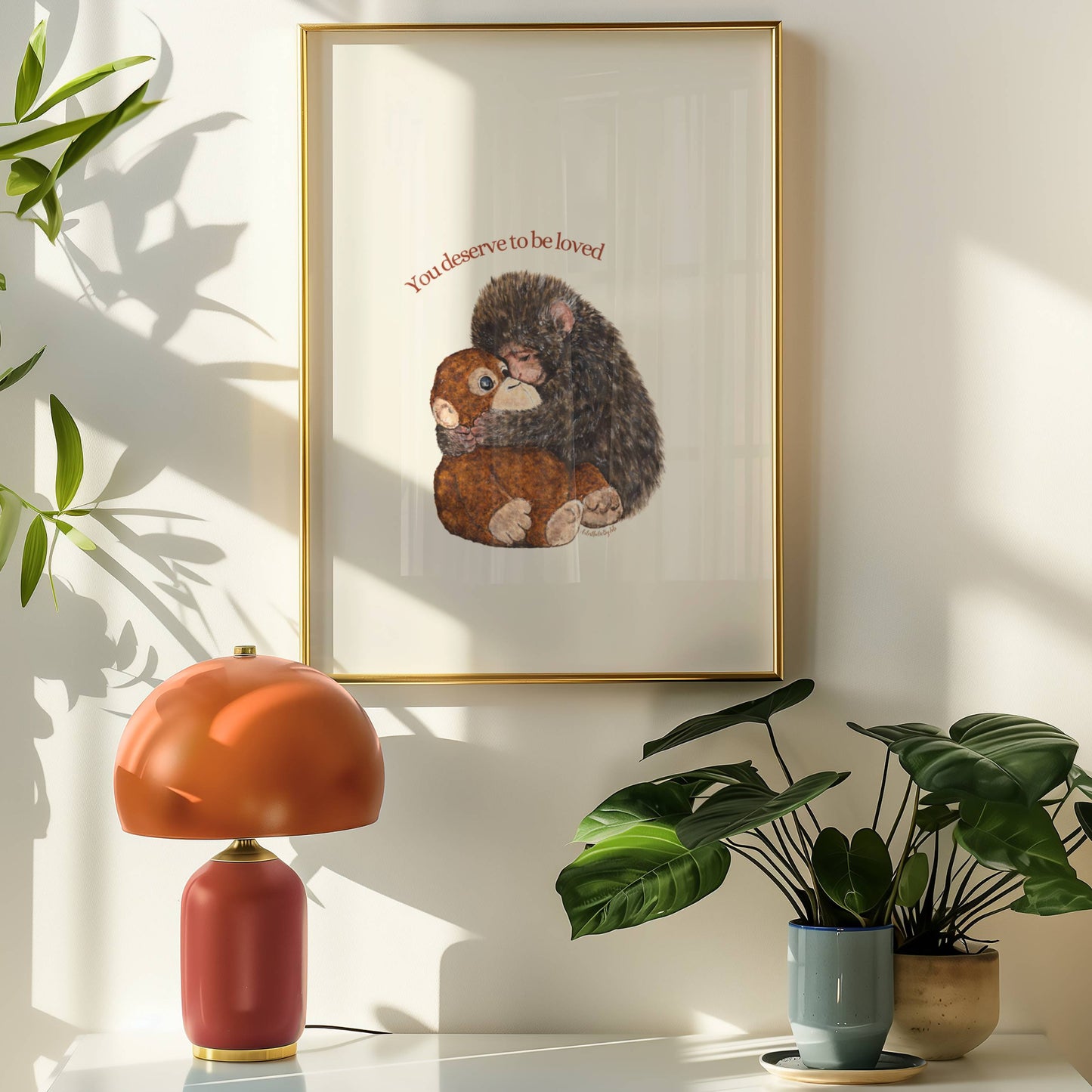 Punch The Monkey Art Print