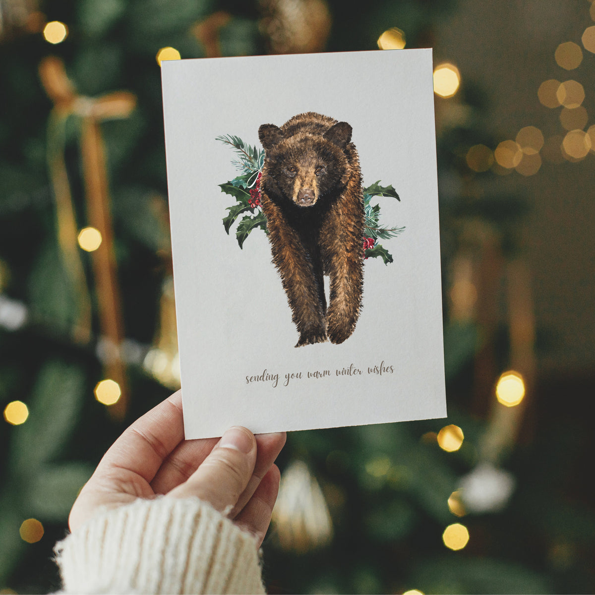 Bear Christmas Card
