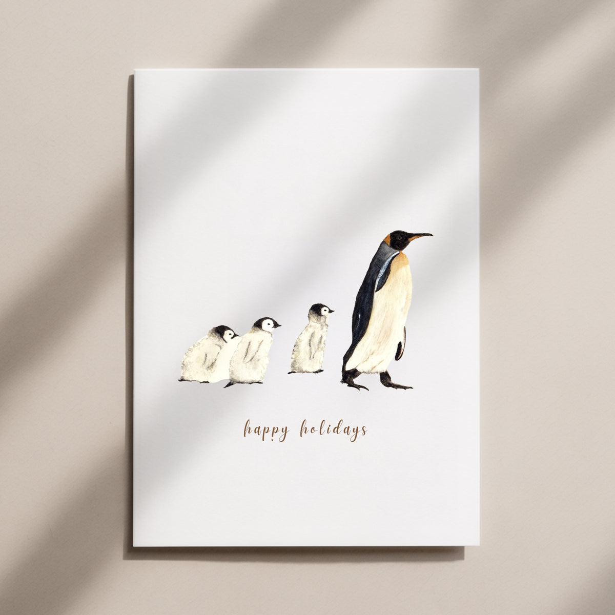 Penguins Christmas Card