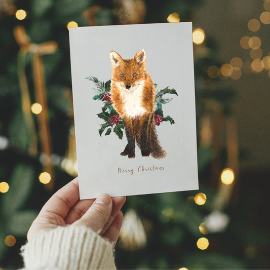 Fox Christmas Card