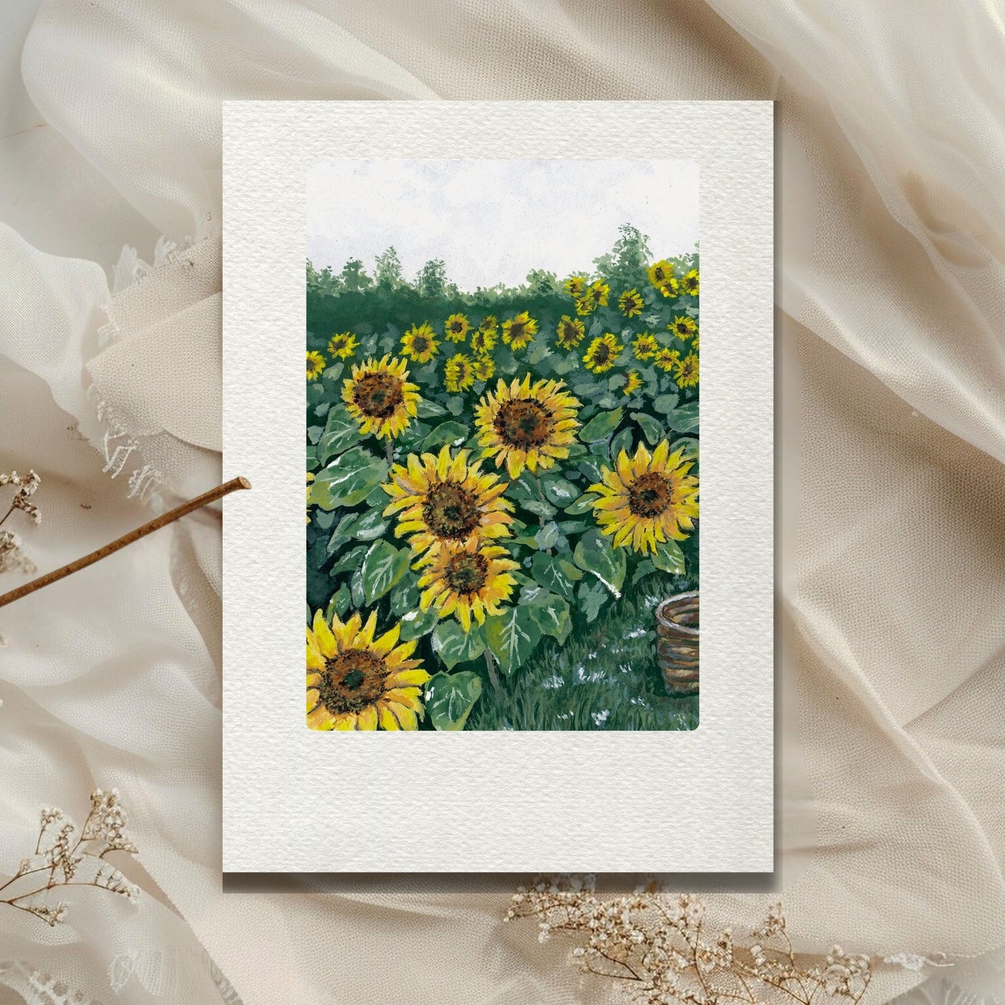 Sunflower Field Art Print