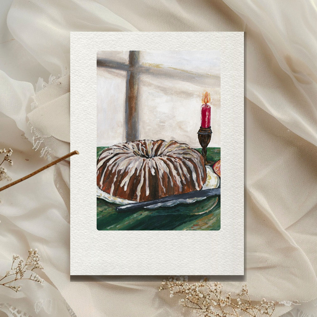 Cosy Pie Art Print
