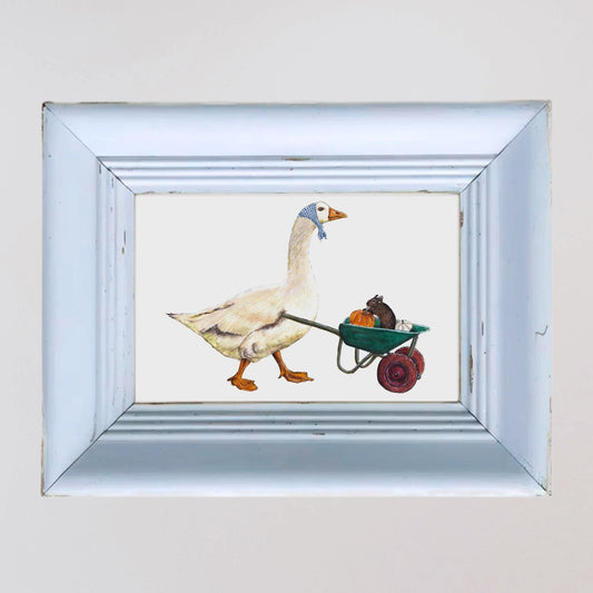 Autumn Goose Art Print