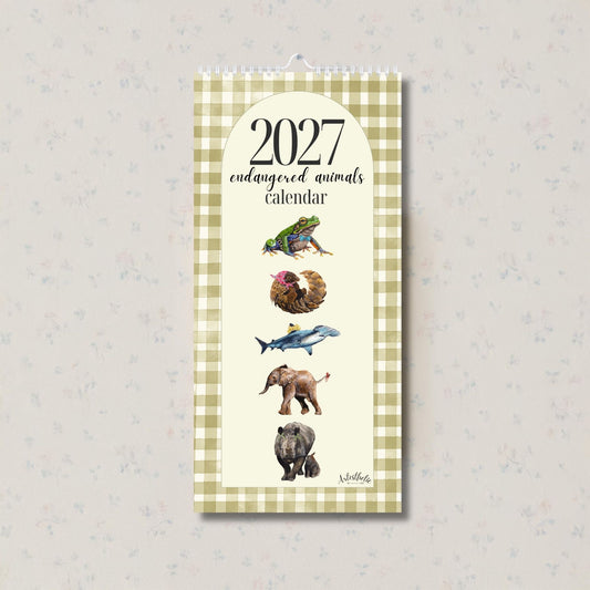 2027 Endangered Animals Calendar