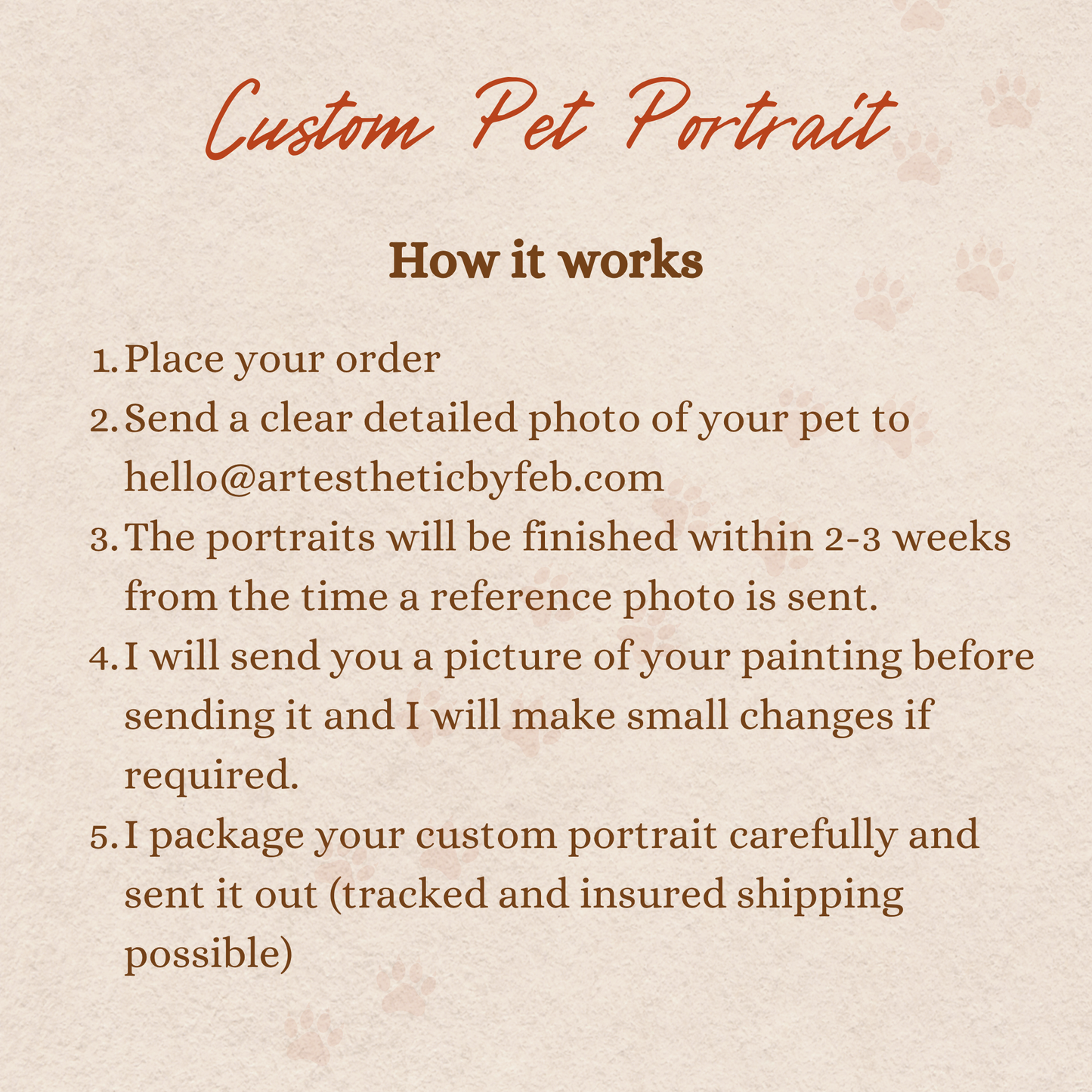 Custom Pet Portrait