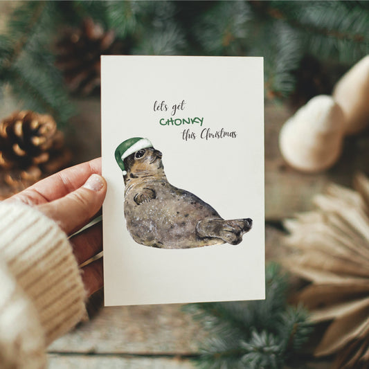 Seal Christmas Card