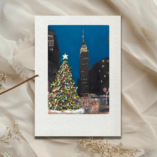 Christmas in NYC Art Print