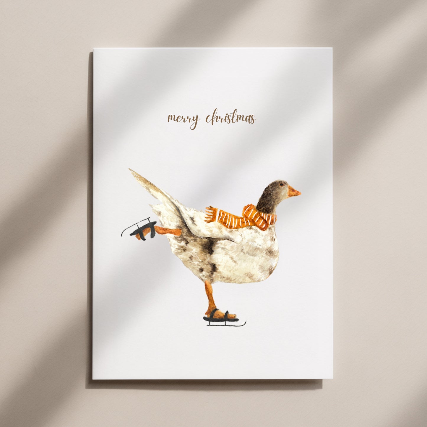Duck Christmas Card