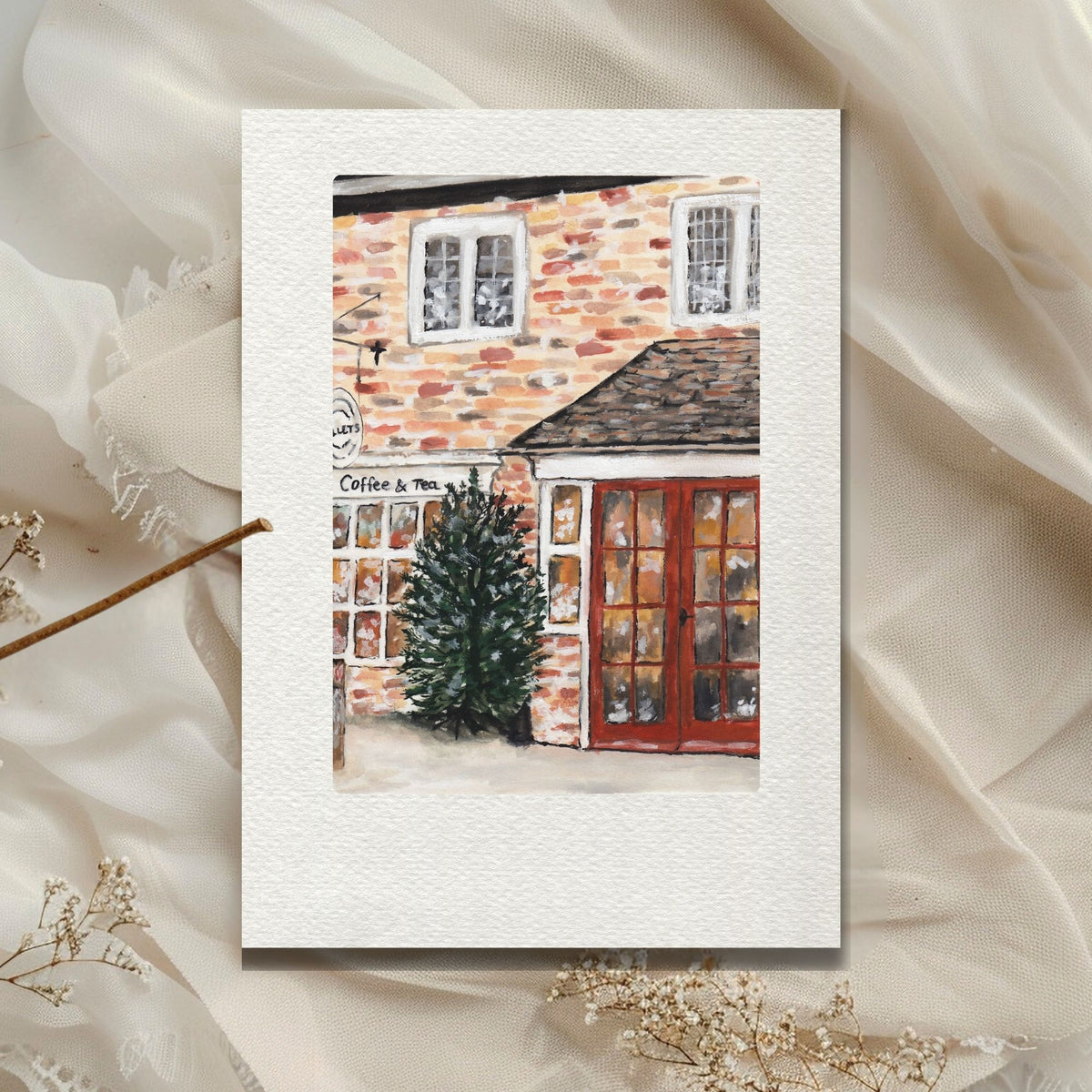 Christmas Coffee Bar Art Print