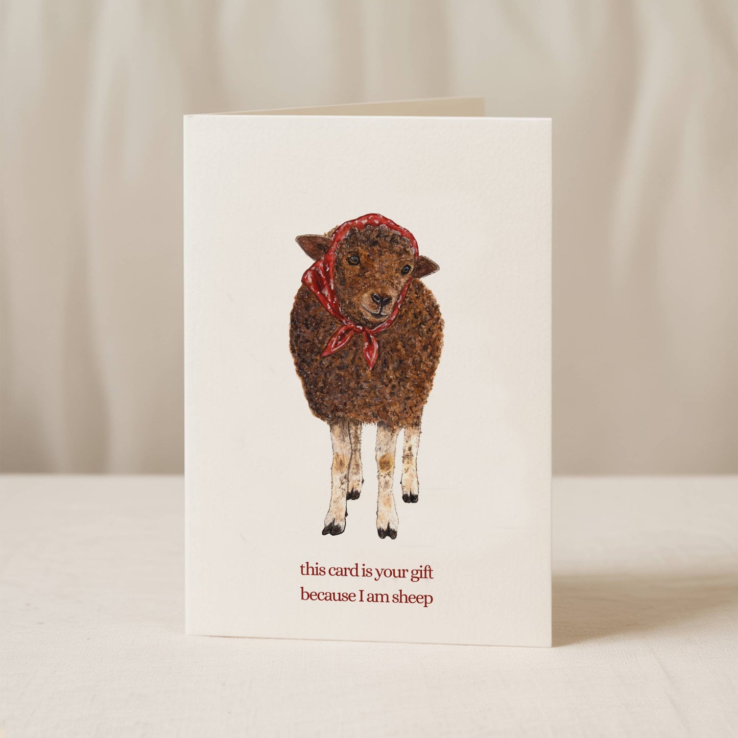 Funny Sheep Card