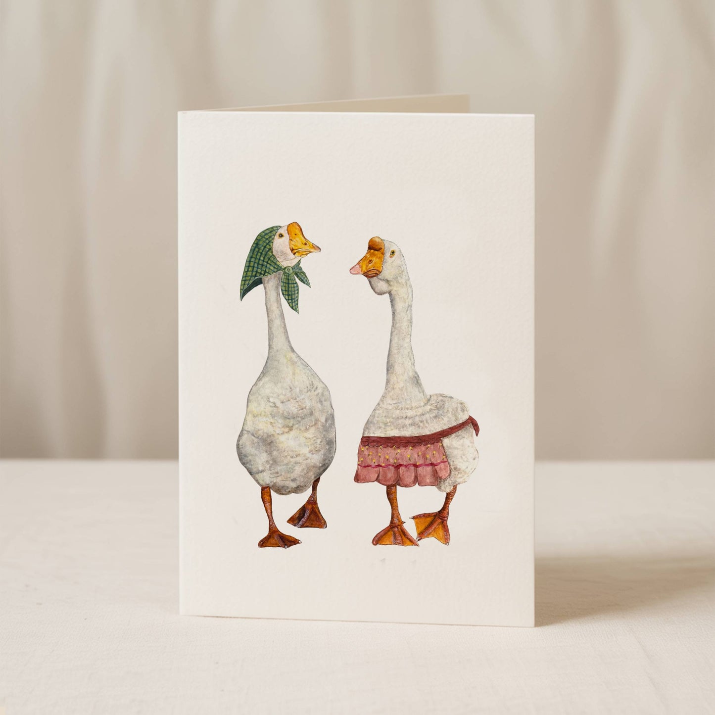 Spring Geese Card