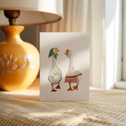 Spring Geese Card