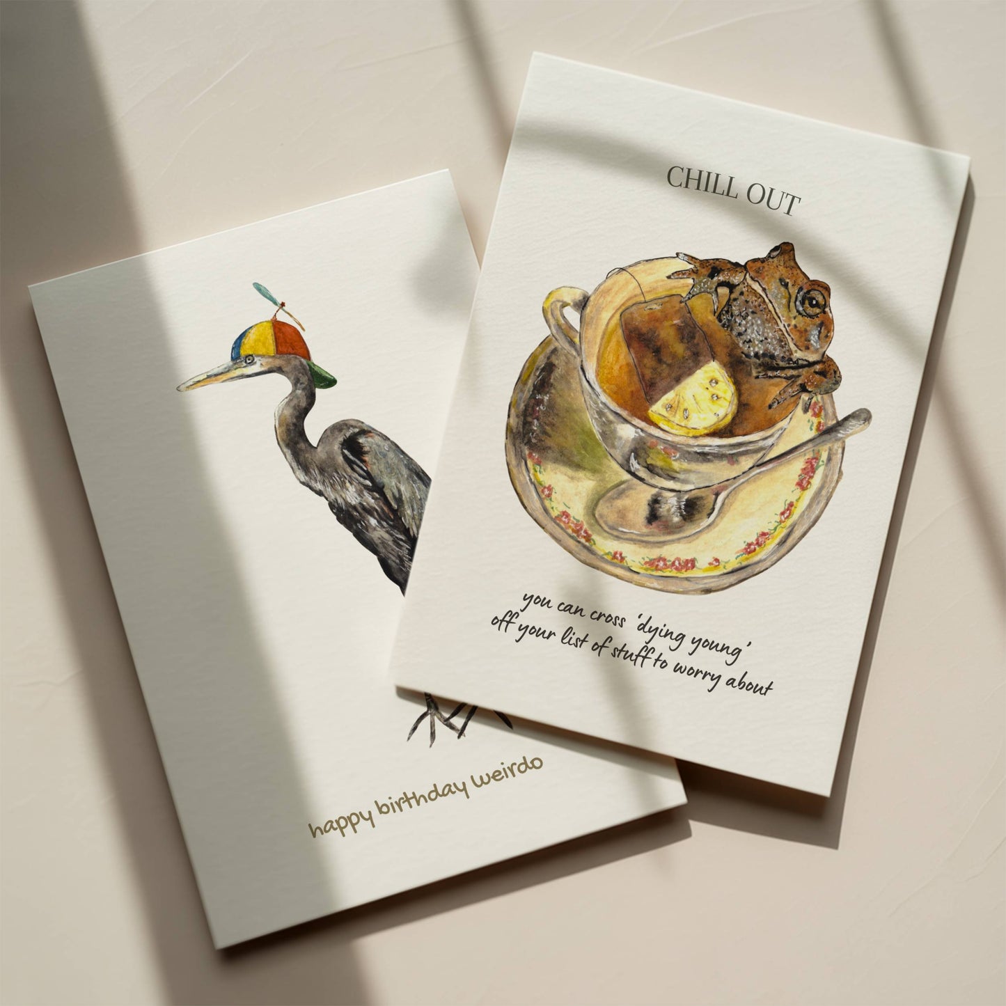 Funny Frog Birthday Card