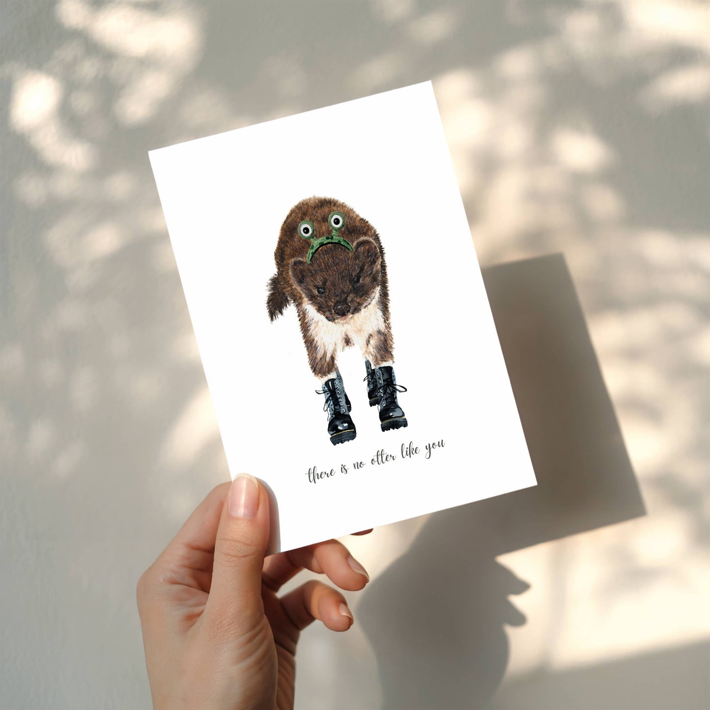 Funny Otter Love Card
