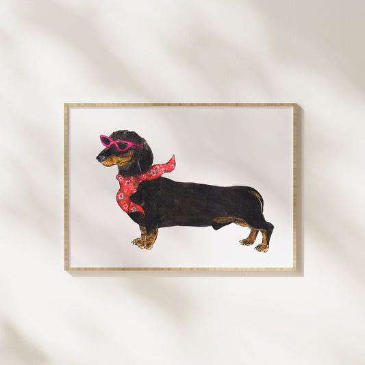 Dachshund Art Print