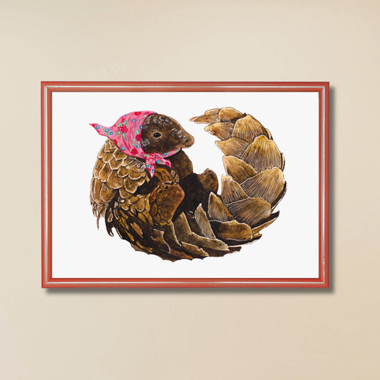 Pangolin Art Print