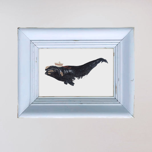 Right Whale Art Print