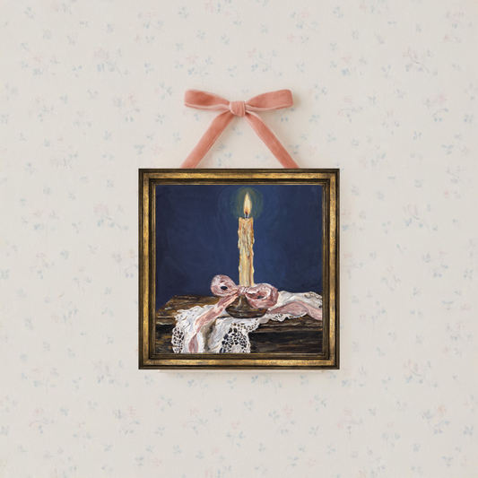 Whimsical Candle Mini Print