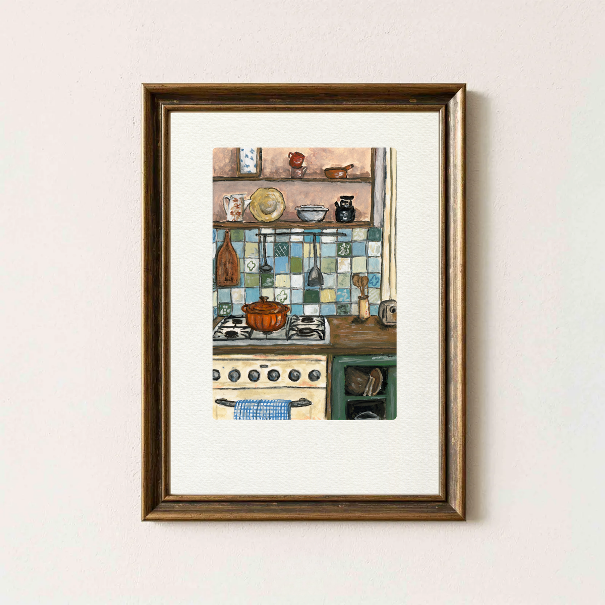 Cosy Kitchen Art Print