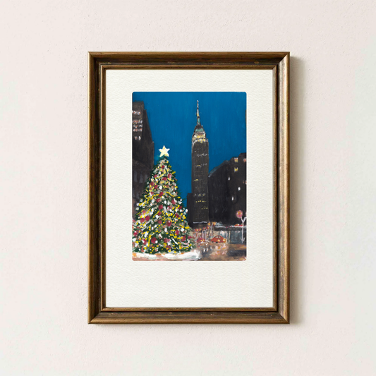 Christmas in NYC Art Print