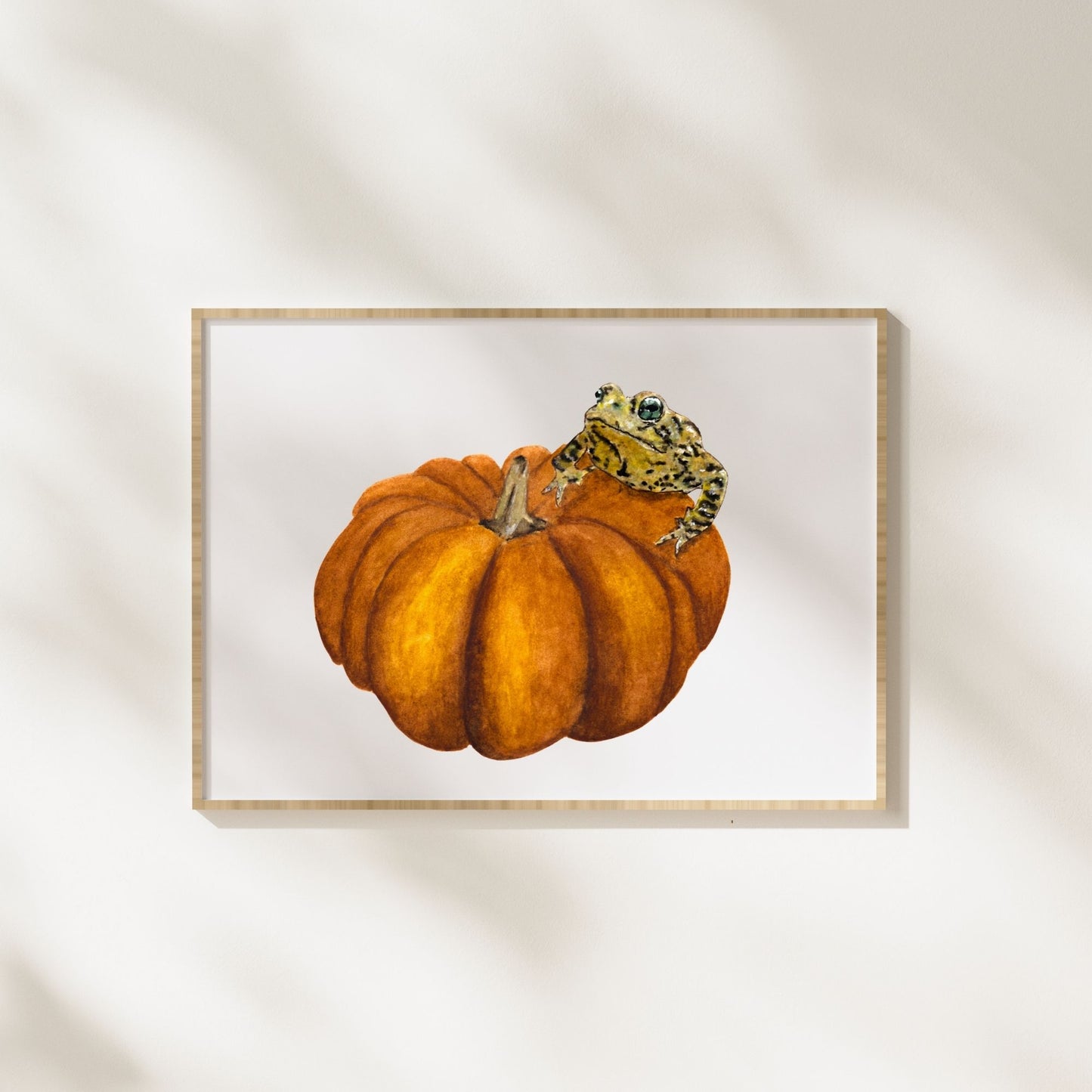 Fall Frog Art Print