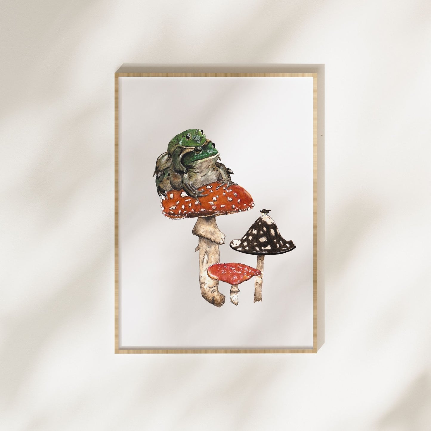 Frog Couple Art Print