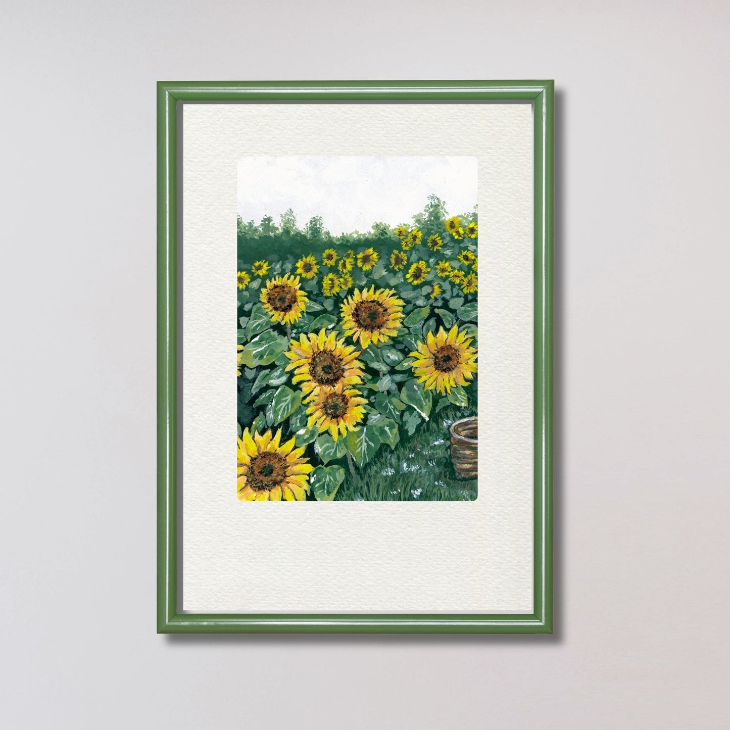 Sunflower Field Art Print