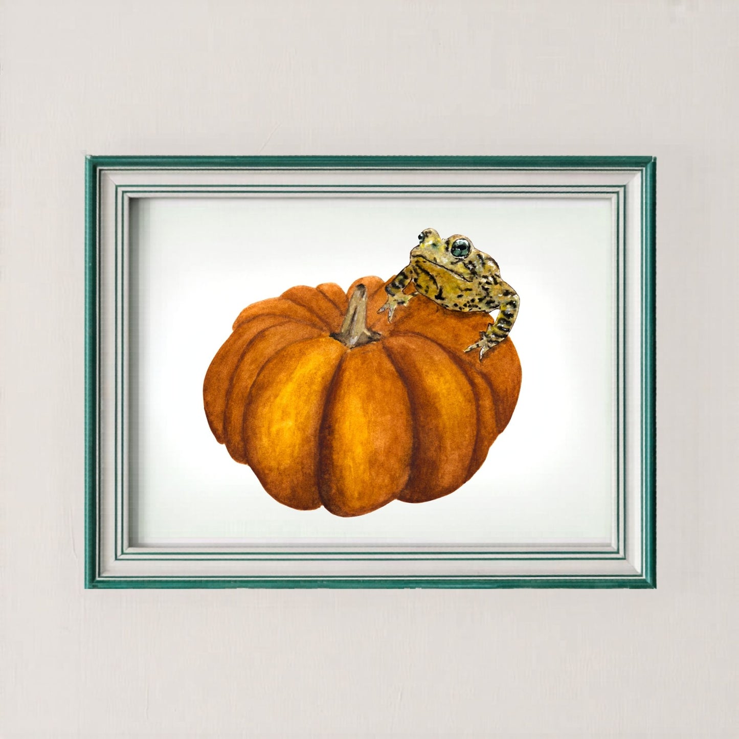 Fall Frog Art Print