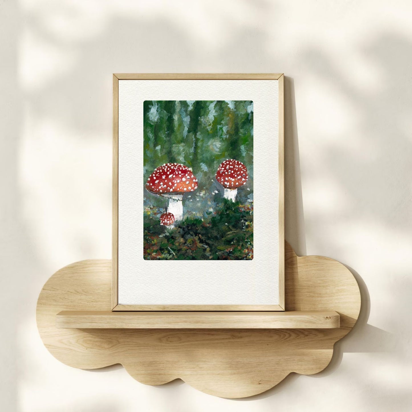 Toadstools Art Print