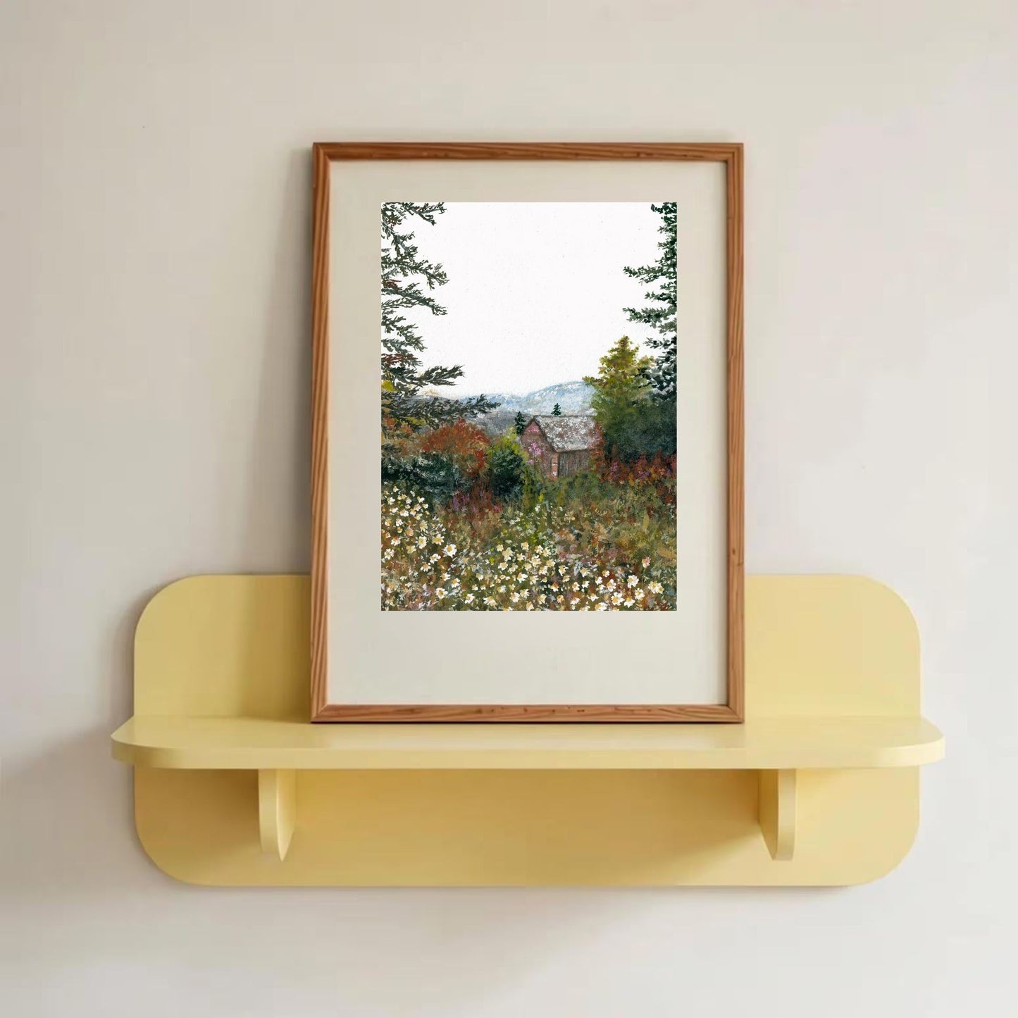 Meadow Landscape Art Print
