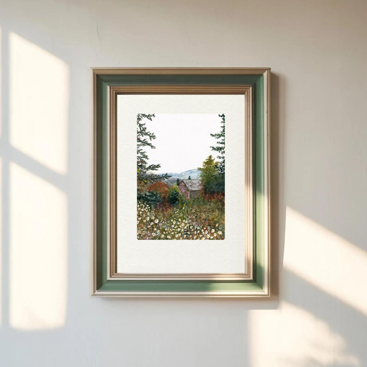 Meadow Landscape Art Print