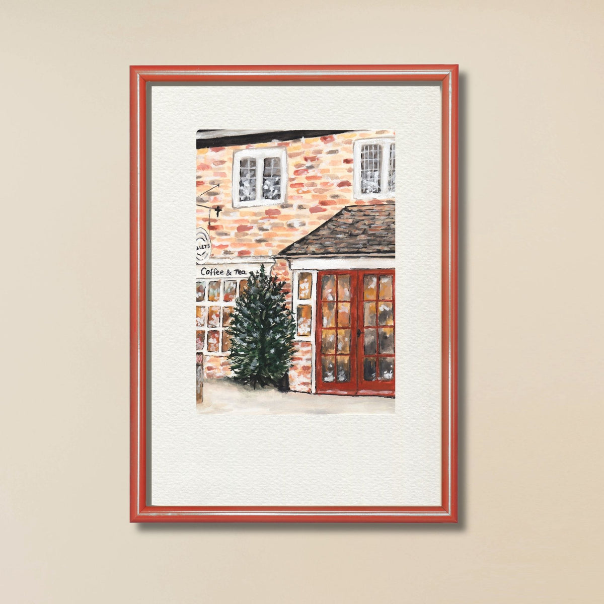 Christmas Coffee Bar Art Print
