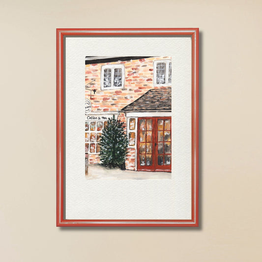Christmas Coffee Bar Art Print