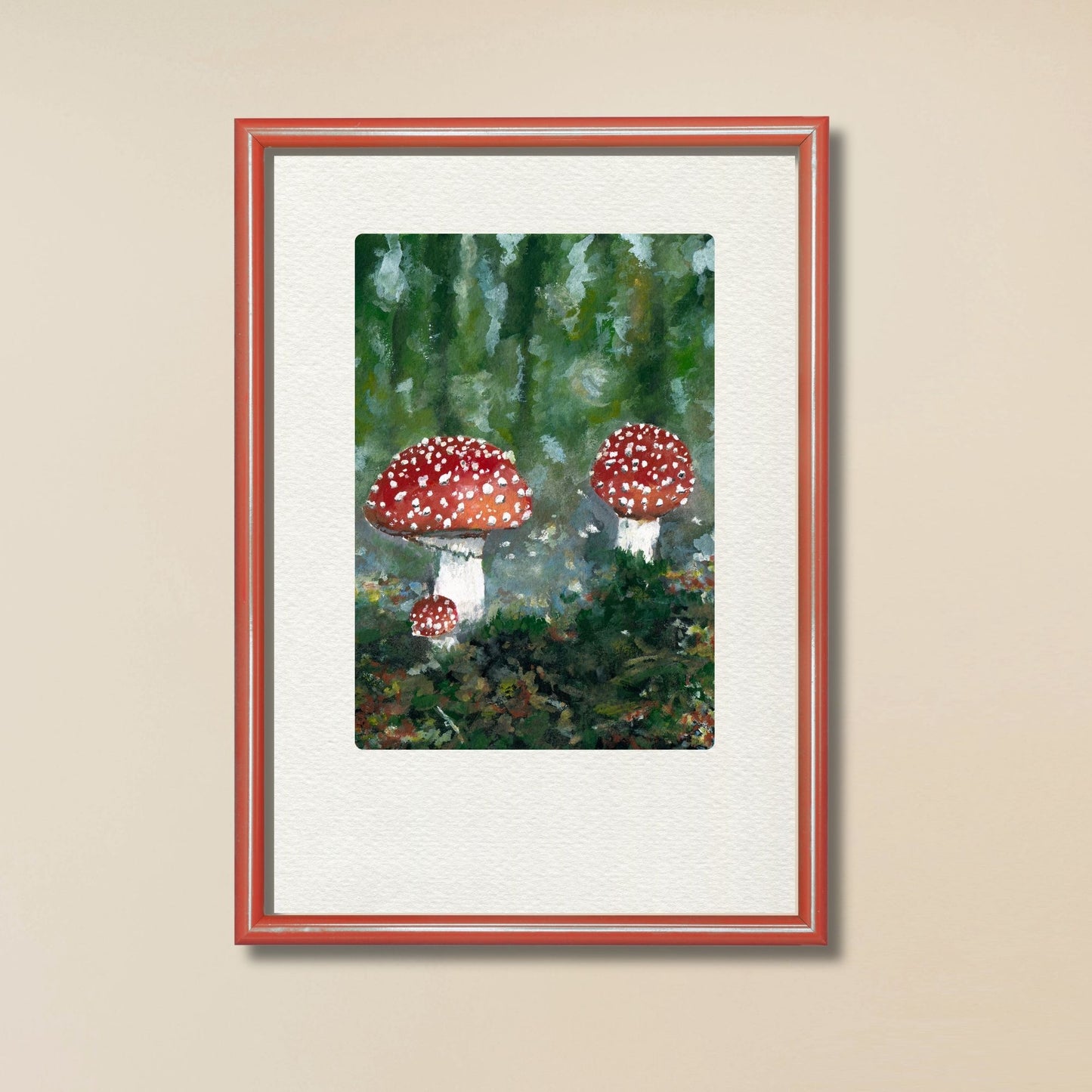 Toadstools Art Print