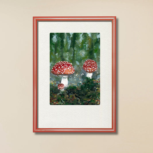 Toadstools Art Print