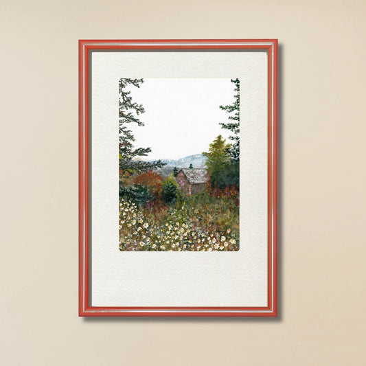 Meadow Landscape Art Print