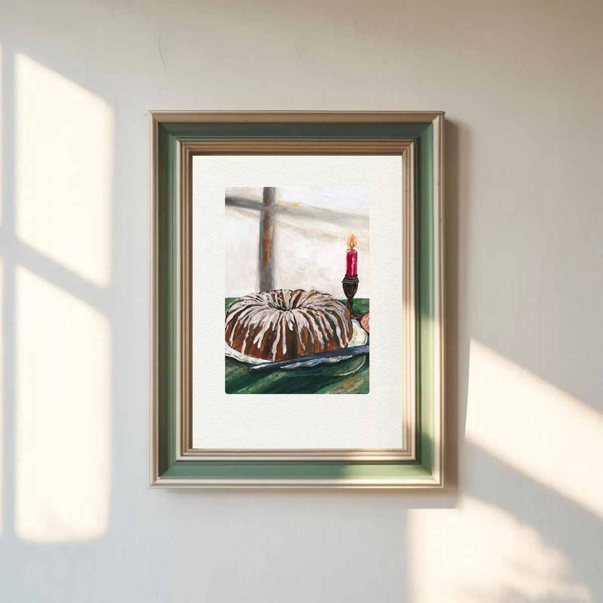 Cosy Pie Art Print