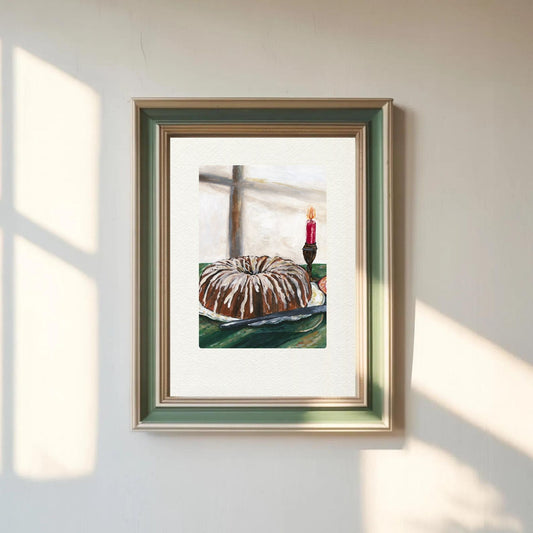 Cosy Pie Art Print