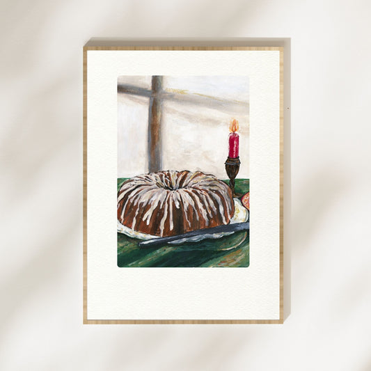 Cosy Pie Art Print
